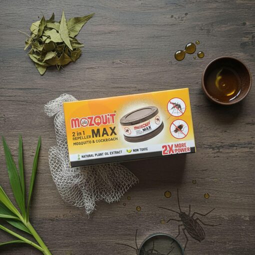 [Gel]- Mozquit MAX 2 In 1 Mosquito & Cockroach Repellent Gel - Image 2